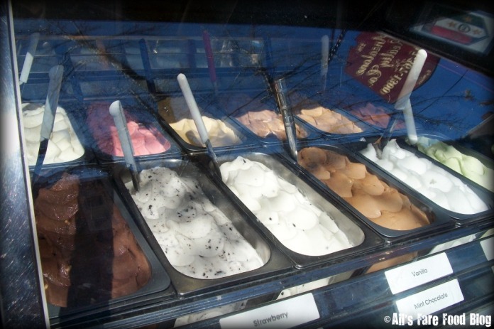 Gelato on Hanover Street in North End